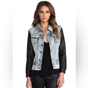 Viparo Anika Denim Leather Jacket